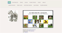 Desktop Screenshot of elmolinodejoaquin.com